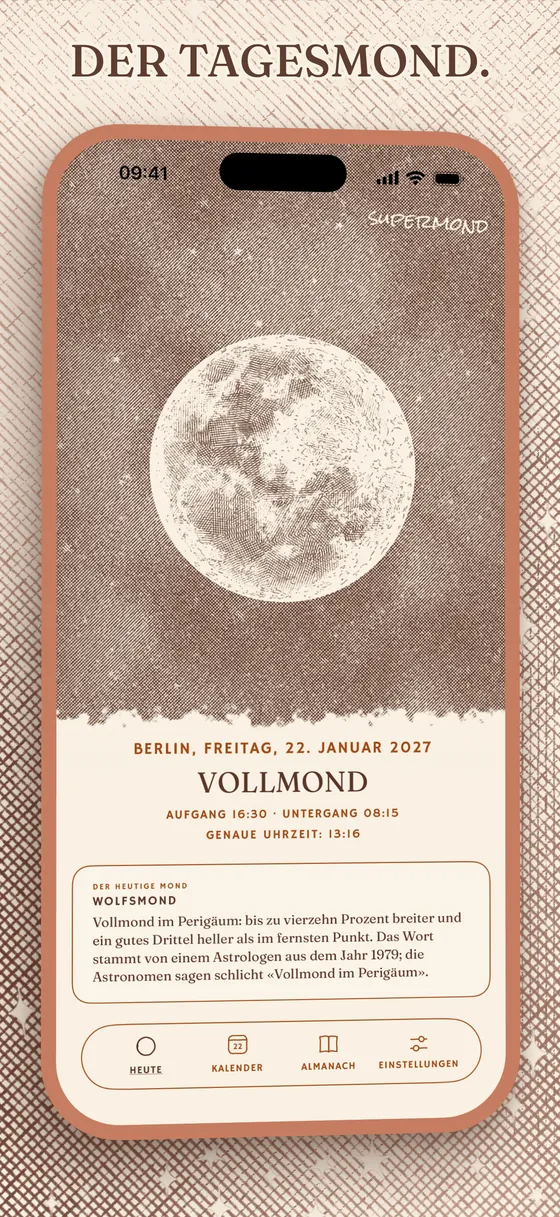 Der Mond heute