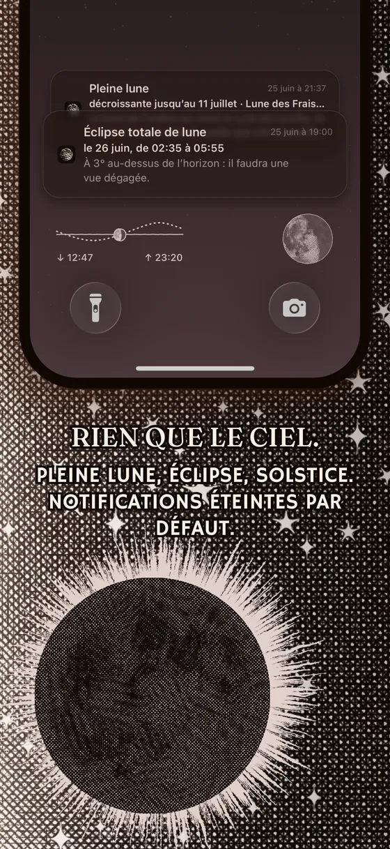 L'écran verrouillé