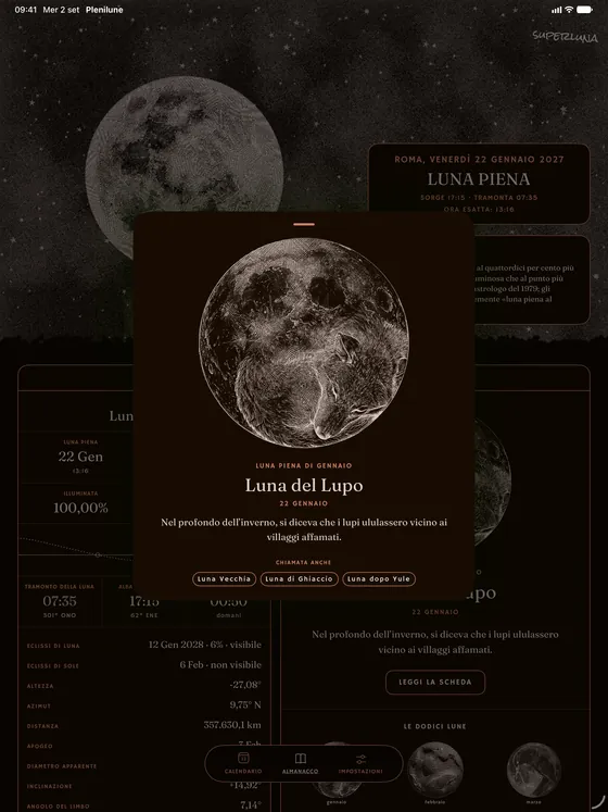 Una luna piena con nome. — Scuro