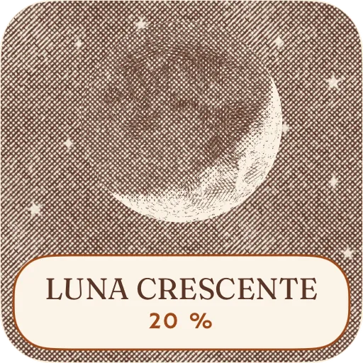 La luna di stasera, widget piccolo della schermata Home. — Chiaro