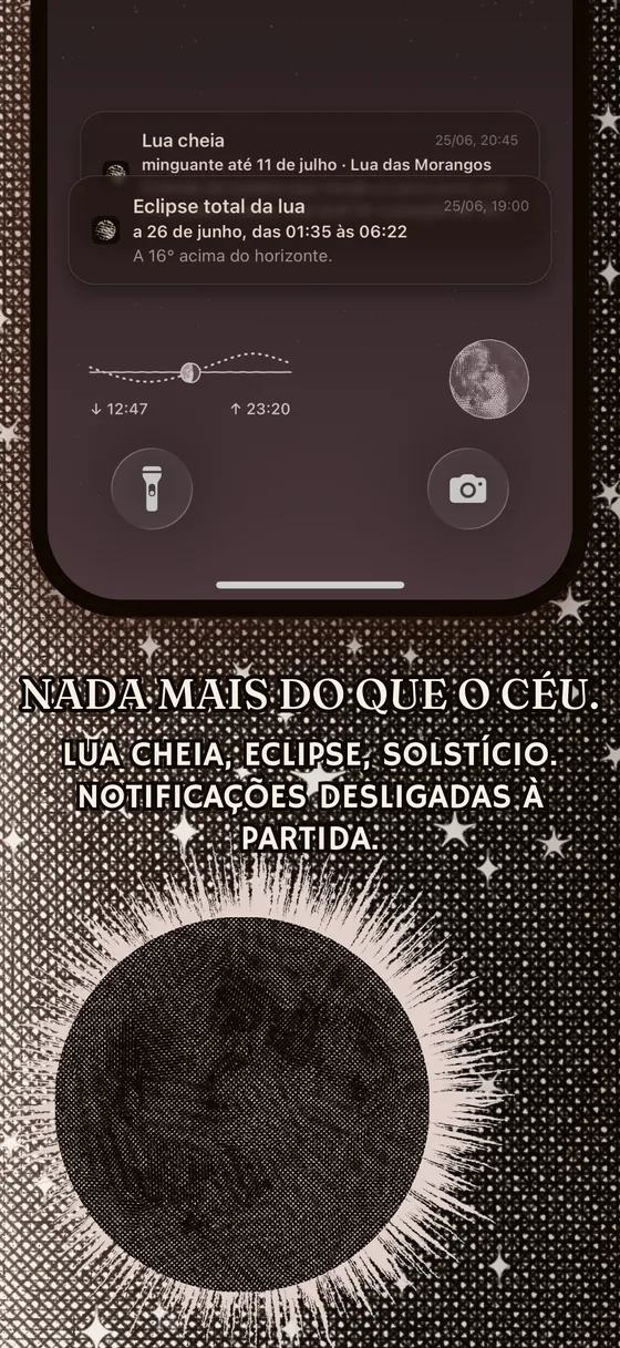 O ecrã bloqueado