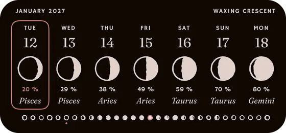 Lunar calendar · Medium