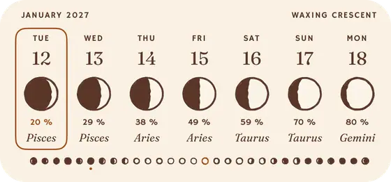Lunar calendar · Medium
